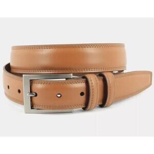 NWT Torino Leather Company Italian Aniline Leather Belt Tan Size 30 Made in USA